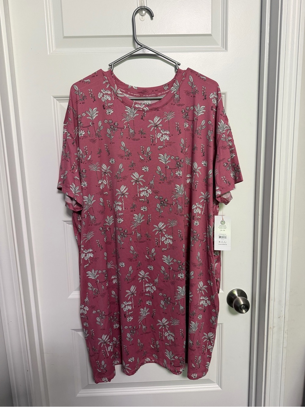 Casual Floral Nightshirt